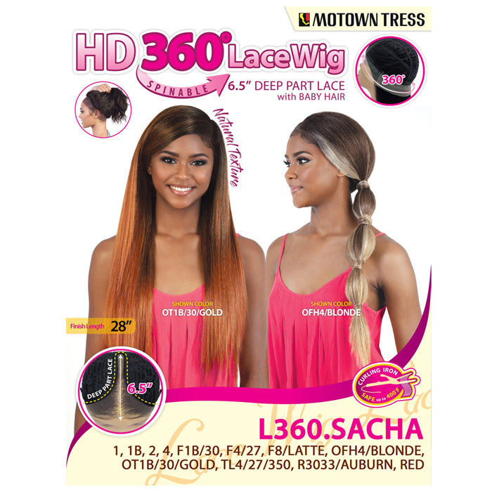 Motown Tress HD 360 Spinable Lace Part Wig - L360 SACHA – Ebonyline