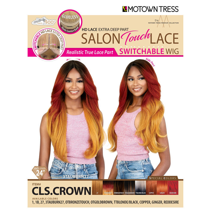 Motown Tress Salon Touch Lace Glueless Switchable HD Lace Front