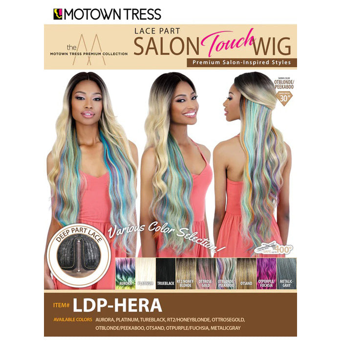 Motown Tress Salon Touch Deep Part Lace Front Wig - LDP-HERA