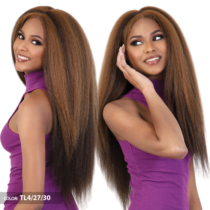 Motown Tress GLAM TOUCH Human Hair Blend Glueless HD Lace Wig