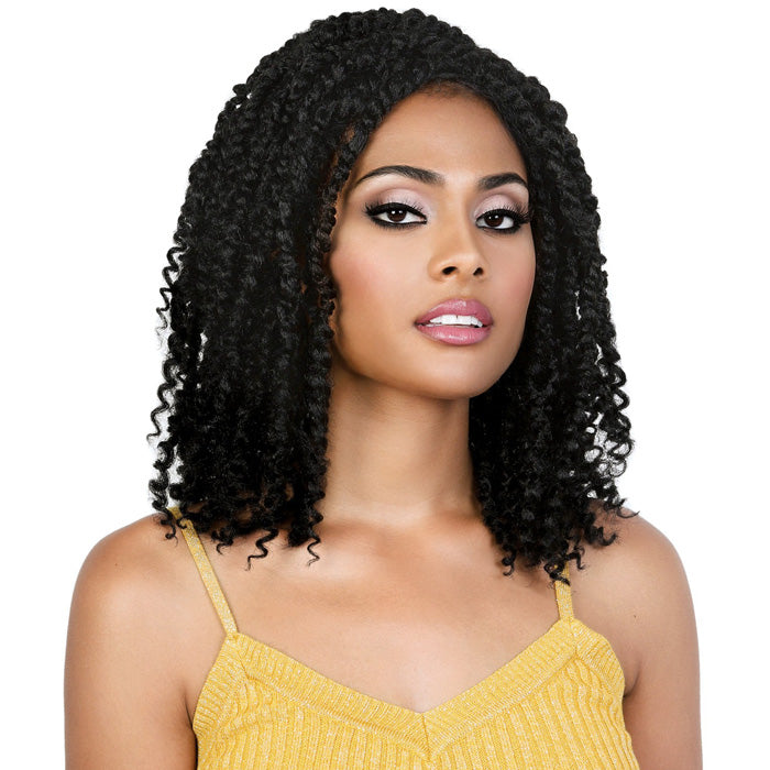 Motown Tress Let's Lace Braid Wig Passion Twist Lace Part Wig - L