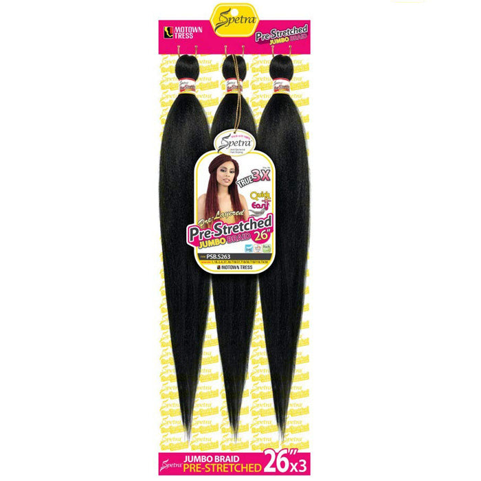 Motown Tress Spectra Pre Stretched Crochet Braid - PSBS263 26
