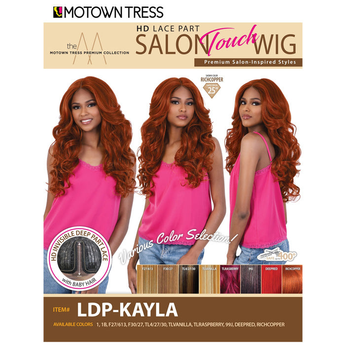 モロン、ミヤシタのペア Motown Tress Salon Touch Wig HD Lace Part Wig - LDP-KAYLA – Ebonyline