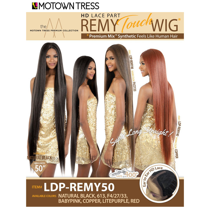 Motown Tress Remy Touch Wig HD Lace Deep Part Wig - LDP-REMY 50