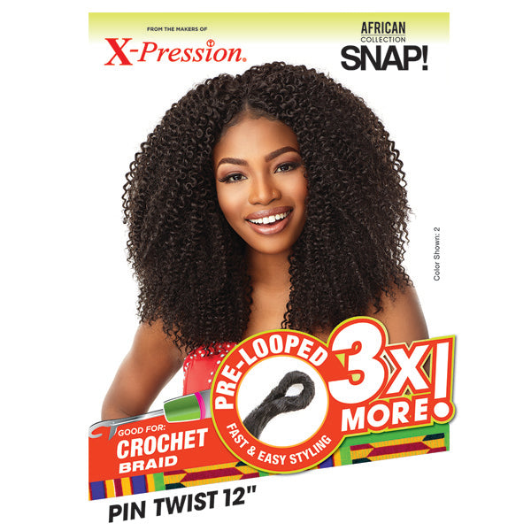 ココ激レアナーフ3点セット Sensationnel African Collection SNAP 3x Pre-Looped Crochet Braid