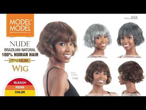 100% deals Human Hair Wig/Model Model