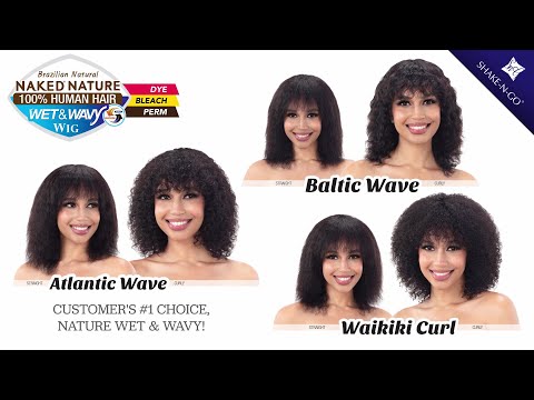 natusuwa8♡ オーダー ハンドメイド イーマリー ヘアーウィッグ Shake-N-Go Naked 100% Human Hair Natural Wet & Wavy Wig - WAIKIKI