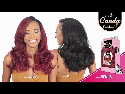 Mayde Candy Full Cap Half Wig - VENUS – Ebonyline