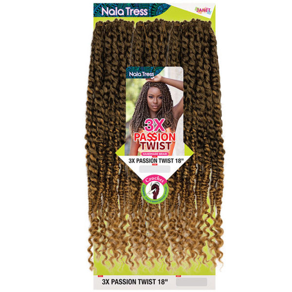 Janet Collection Nala Tress Looped Crochet Braid - 3X PASSION