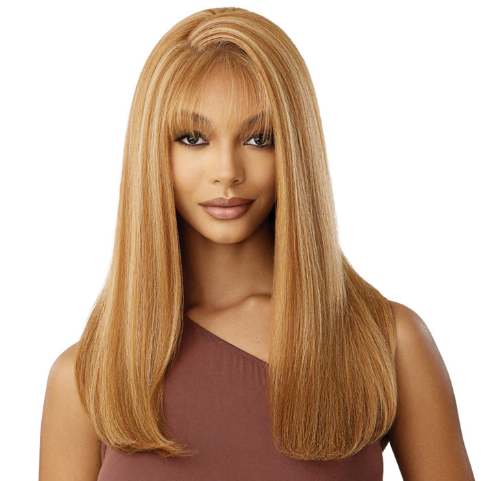 Lace front wig human hair top 22”