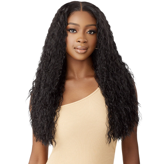 Popular Hawaiian h.d amber wave kinky lace wig