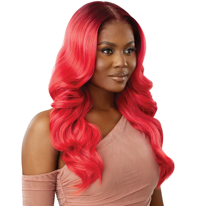 Rooted Blde/Red All Hand Tied Lace Front Wig 2024 NWOT