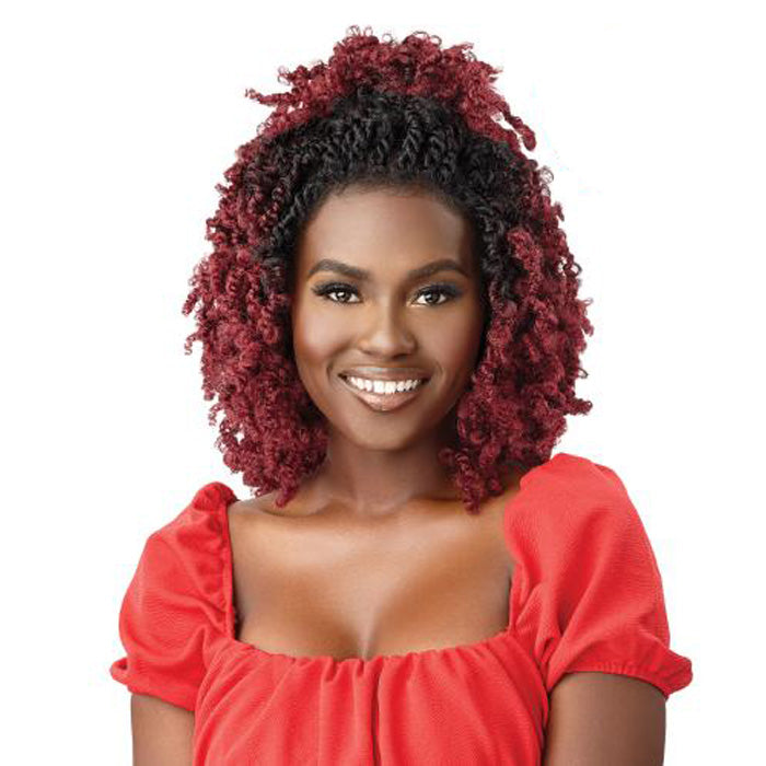 Outre X Pression Synthetic Twisted Up Lace Front Braid Wig BUTTERFLY