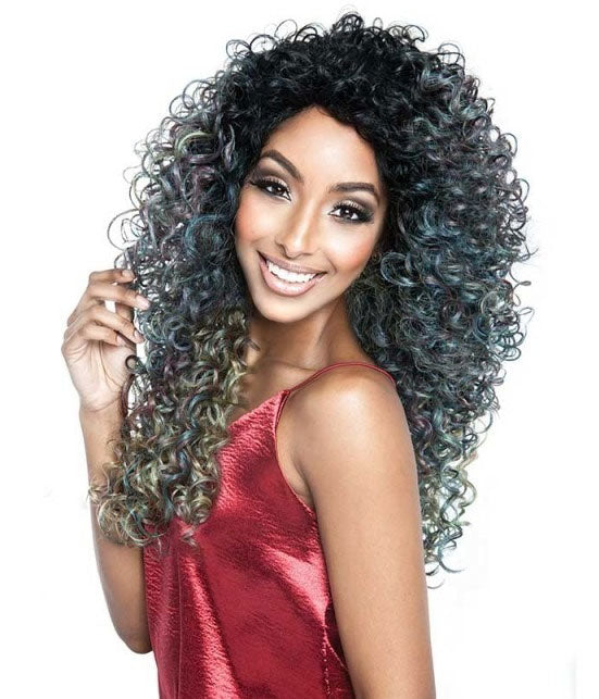 Red Carpet Lace Front Wig RCP776 BAILEY Color: OS1B/PEACOCK