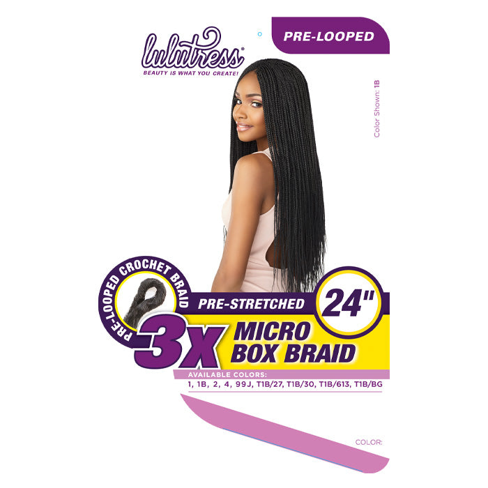 Sensationnel Lulutress Pre-Looped Crochet Braid - 3X MICRO BOX