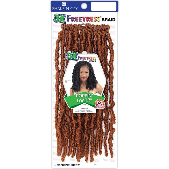 Freetress 3X Pre-Loop Twist Crochet Braids - POPPIN' LOC 12