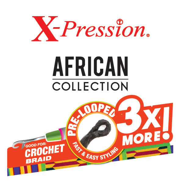 Sensationnel African Collection SNAP 3x Pre-Looped Crochet Braid