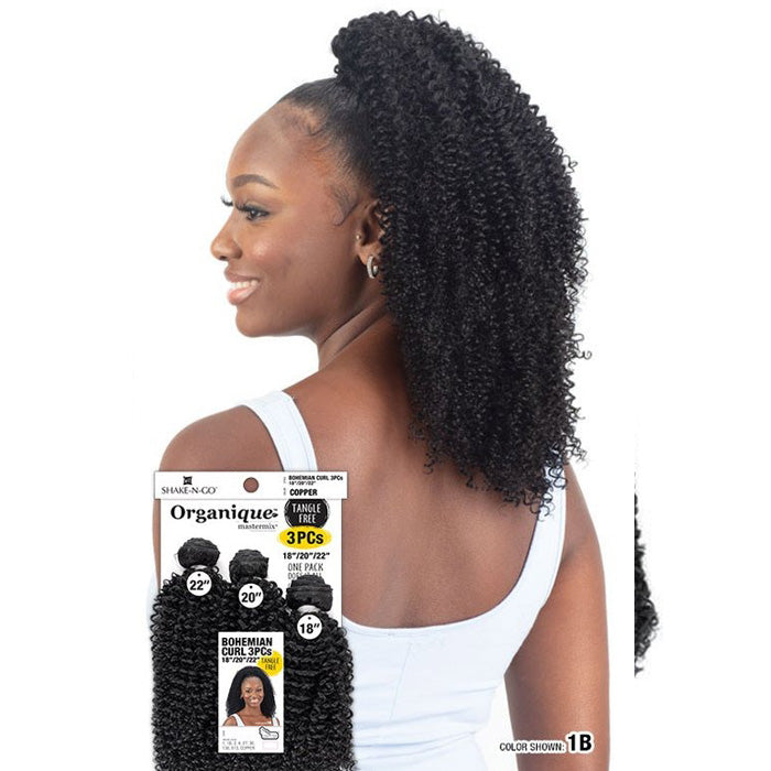 Shake-N-Go Organique MasterMix Weave - BOHEMIAN CURL 3pcs (14