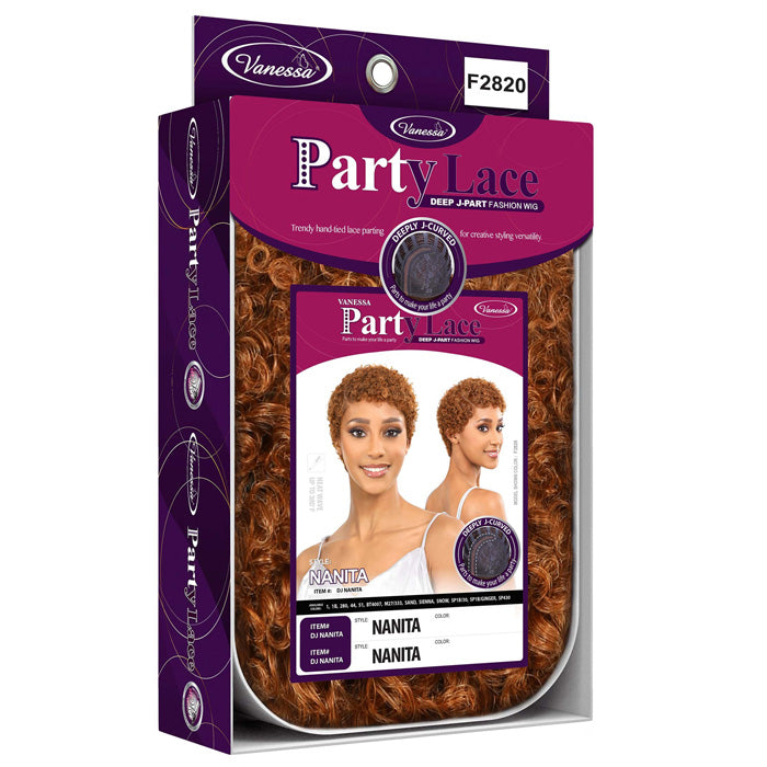 Vanessa Party Lace Deep J-Part Lace Front Wig - DJ NANITA – Ebonyline