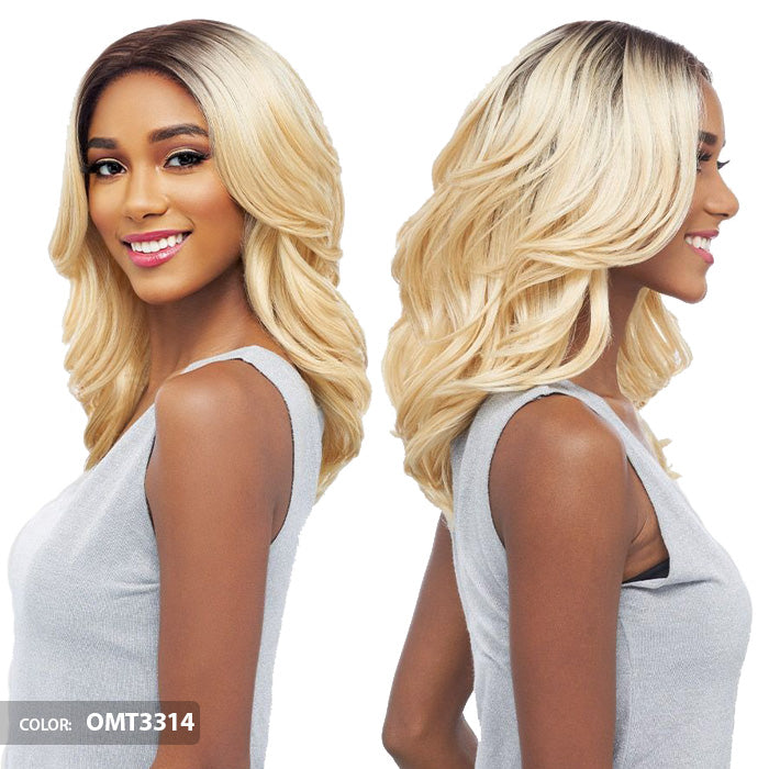 Vanessa Top Deep Middle Lace Part Swissilk Lace Front Wig - TOPS