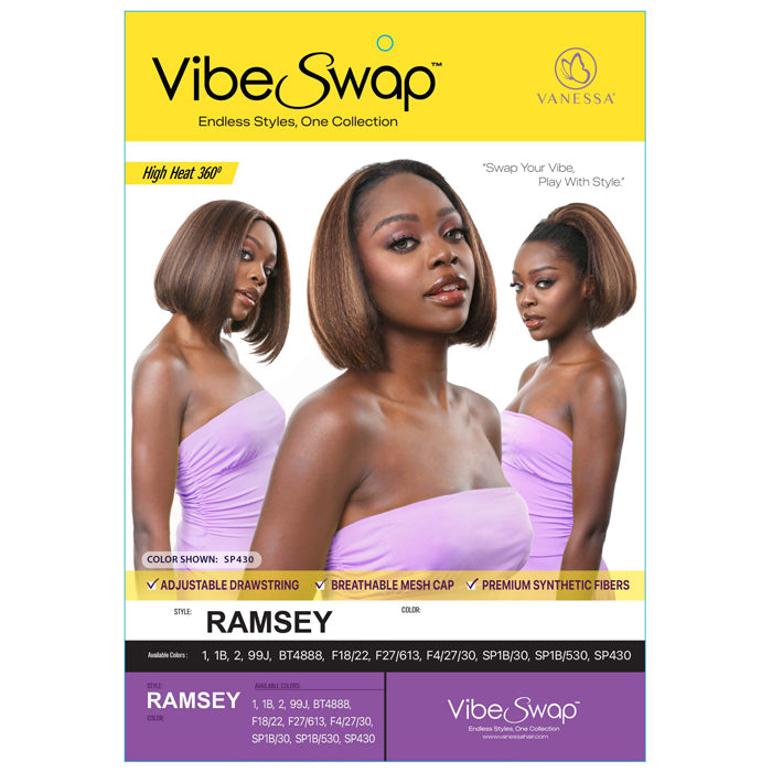 Vanessa Vibe Swap Half Wig - RAMSEY – Ebonyline