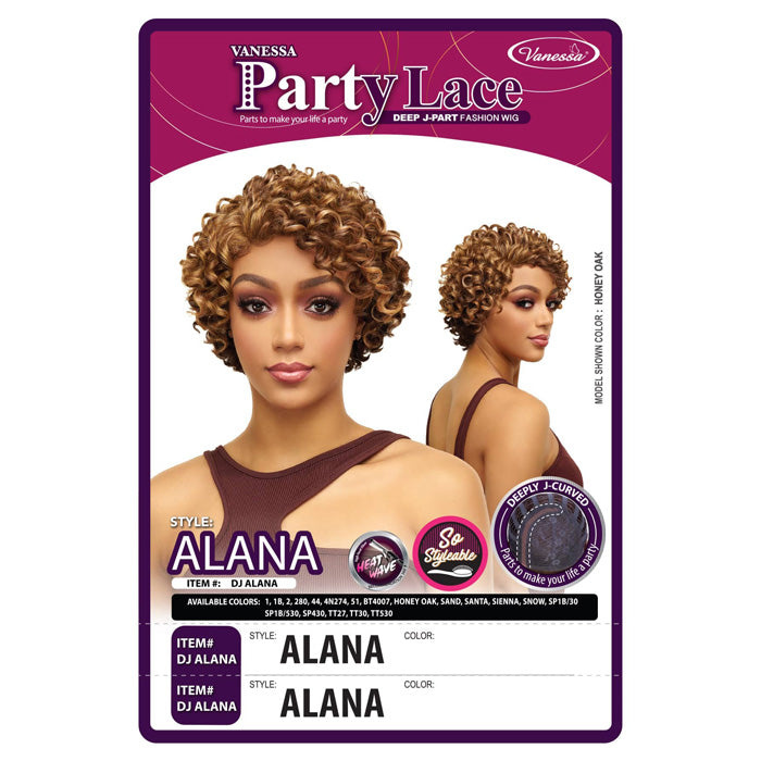 Vanessa Party Lace Deep J Part Wig - DJ ALANA – Ebonyline