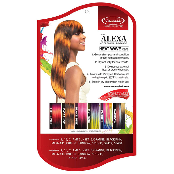 Synthetic vanessa wig sales