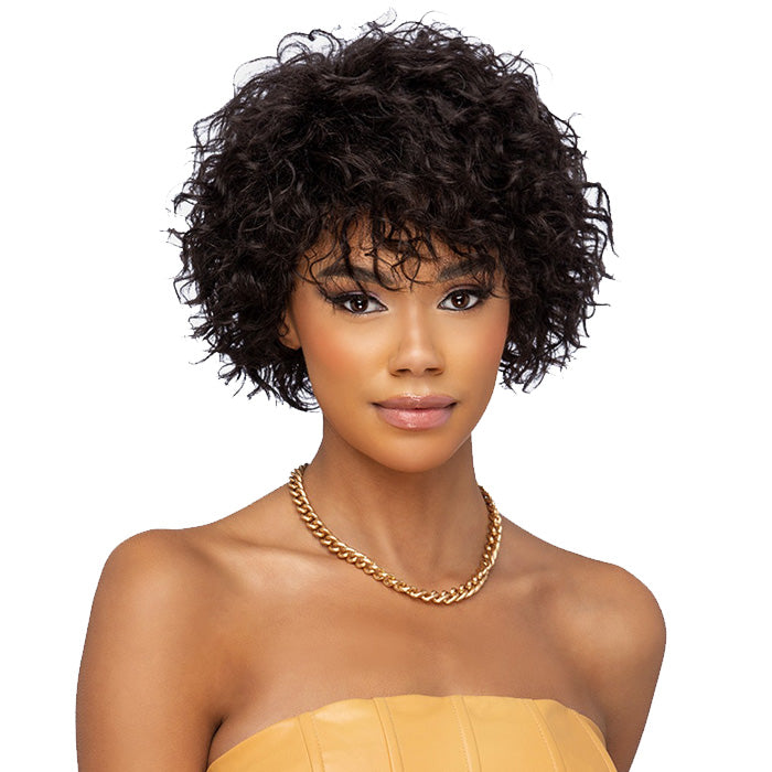 Vivica A Fox Natural Brazilian Remi Pure Stretch Cap Full Wig