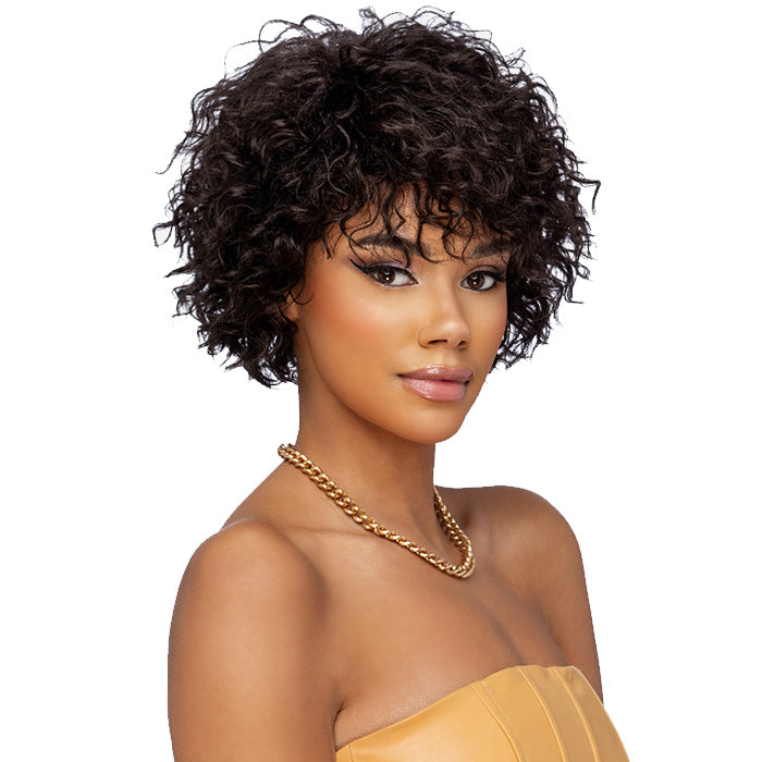 Vivica A Fox Natural Brazilian Remi Pure Stretch Cap Full Wig