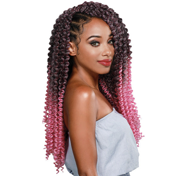Zury 3X Value Pack Pre-Stretched Crochet Braid - WATER WAVE 20