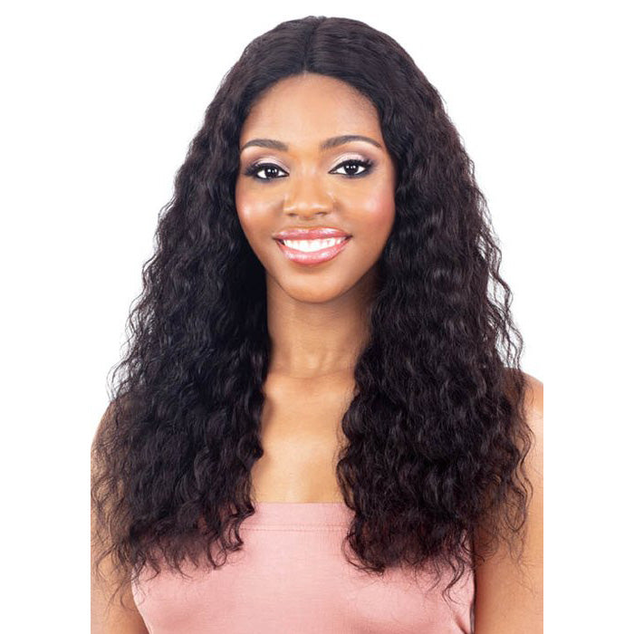 ModelModel 100 Human Hair Lace Front Part Wet Wavy Wig LOOSE WAVE Ebonyline