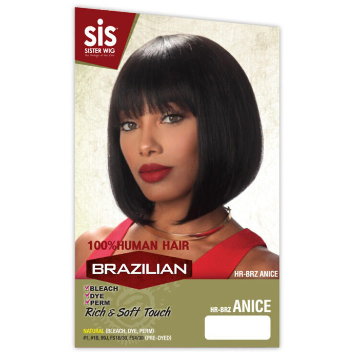 Zury Sis Rich & Soft Touch Brazilian 100% Remy Human Hair Wig HR