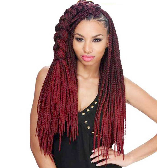 Fused Braid Zury Sis Bulk & Braid Loop Crochet Braid - BOX MEDIUM BRAID 22