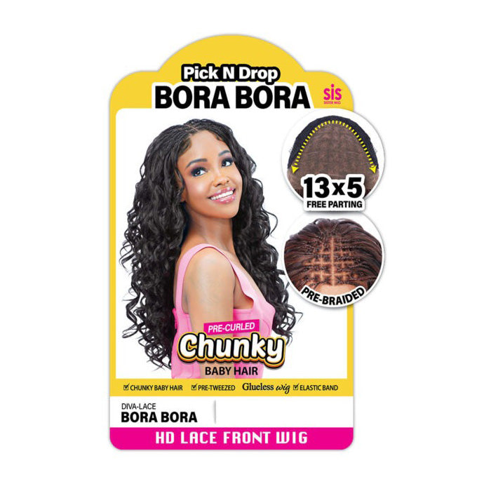 ˚✧₊⁎断捨離SALE⁎⁺˳✧༚ ♡シルク ドールドレス & ボネ♡ビスクドール Zury Sis Chunky Glueless Pre-Braided HD 13x5 Lace Front Wig - BORA
