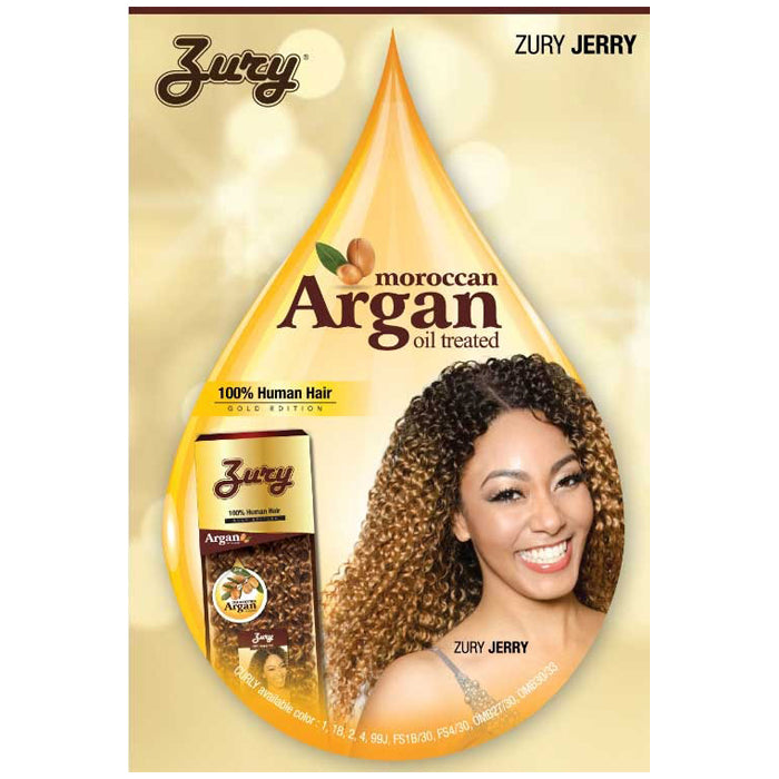 Zury Sis 100% Human Hair Weave Gold Edition JERRY 10 - 18 (Argan