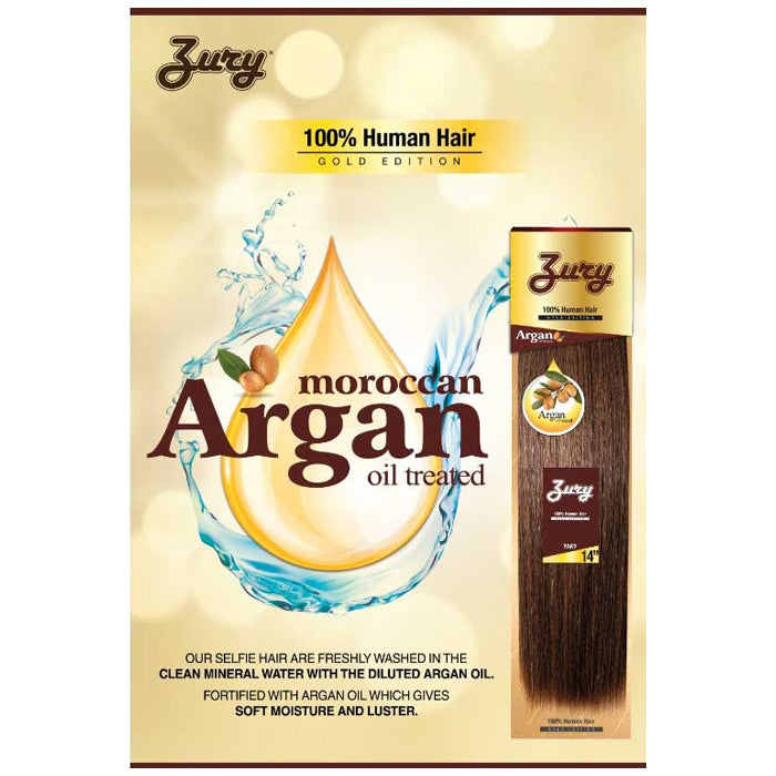 Zury Sis 100% Human Hair Weave Gold Edition JERRY 10 - 18 (Argan