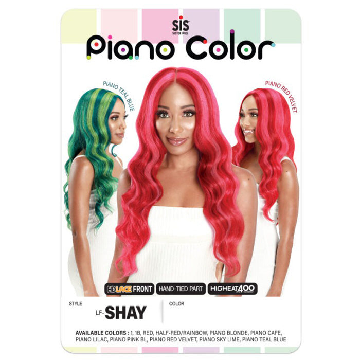 アイリス⭐︎ルビースフィアペアセット Zury Sis Piano Color HD Lace Front Wig - LF-SHAY – Ebonyline