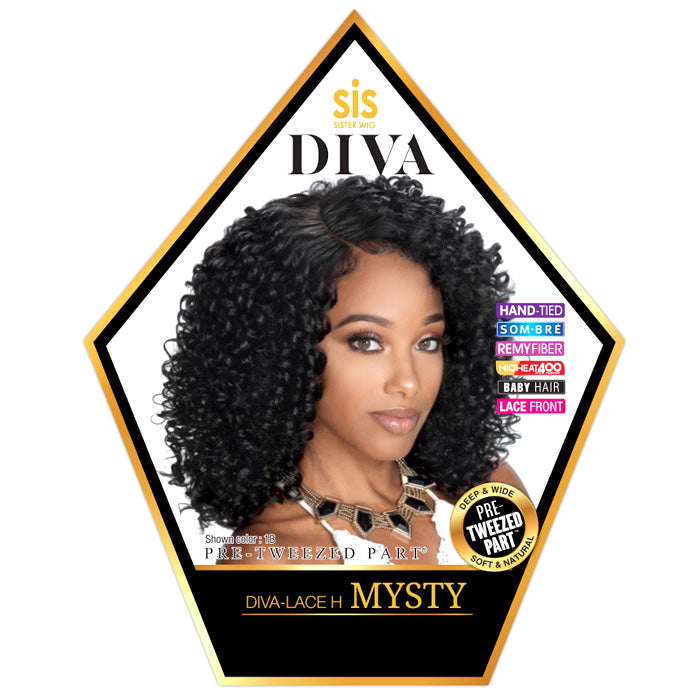 irie Zury Sis Diva Pre-Tweezed Part Lace Front Wig - DIVA-LACE H MYSTY