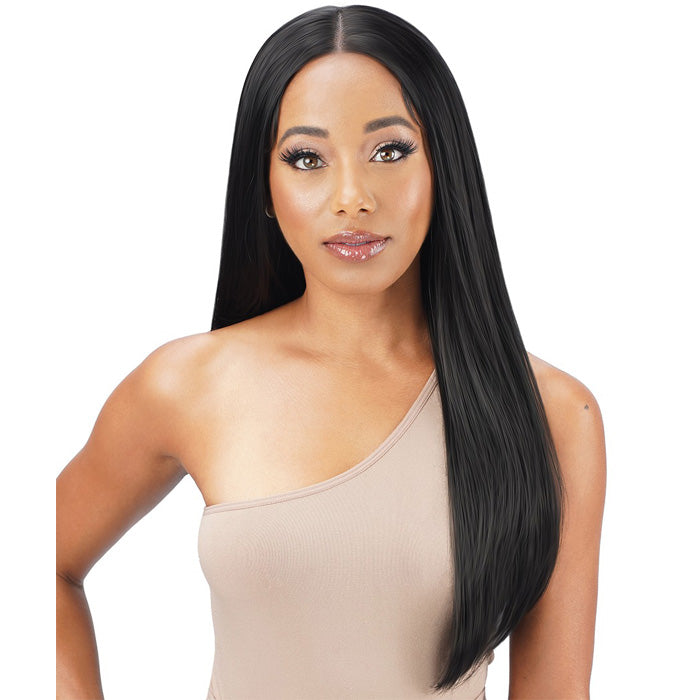 Hot Human Hair Blended Lace Front Wig Free Part