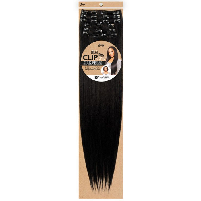 Zury Sis Natural Dream Clip On 7 Silk Press Weaves - NATURAL YAKY