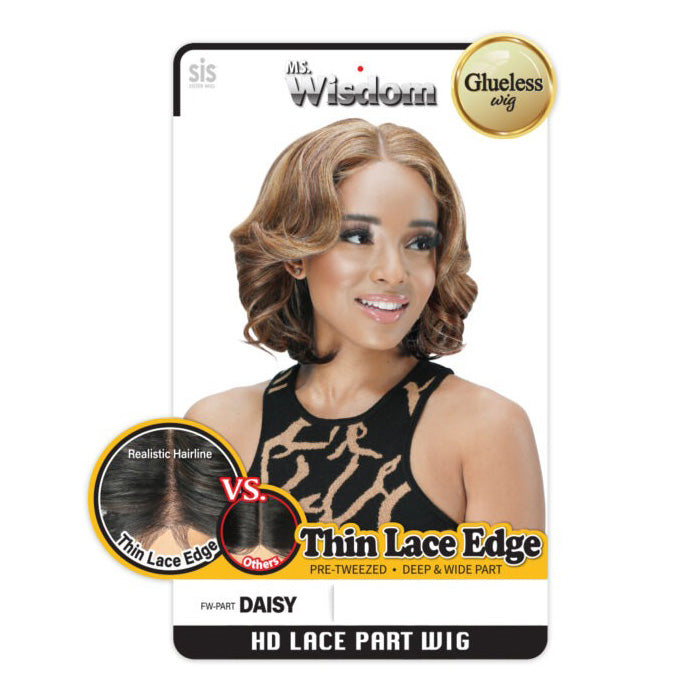 80’sシアーズ キイロチャン Zury Sis Ms. Wisdom Glueless HD Lace Part Wig - DAISY – Ebonyline