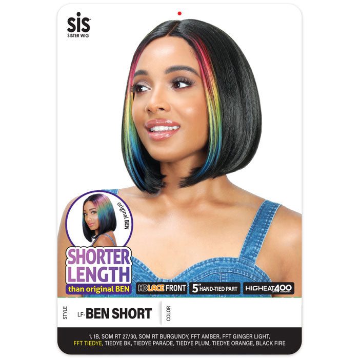 Zury Sis Synthetic Hair HD Lace Front Wig LF BEN SHORT Ebonyline